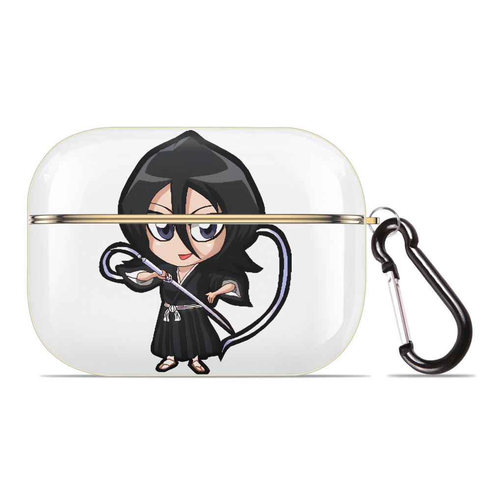 （画像用） ブリーチ 朽木ルキア BLEACH Kuchiki Rukia 【AirPods Pro用】ハードシェル保護ケース｜耐衝撃・防指紋・カラビナ付き商品仕様