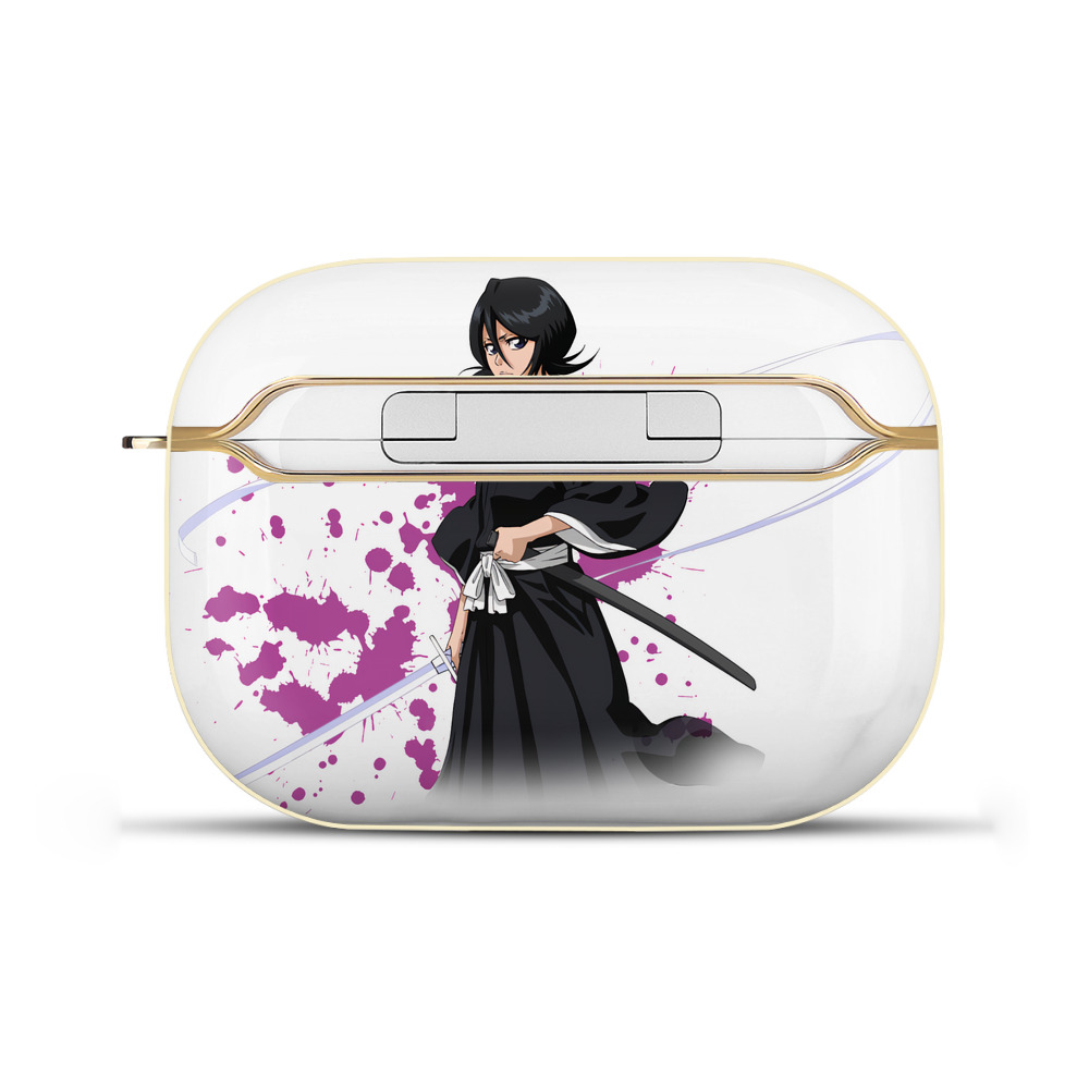 （画像用） ブリーチ 朽木ルキア BLEACH Kuchiki Rukia 【AirPods Pro用】ハードシェル保護ケース｜耐衝撃・防指紋・カラビナ付き商品仕様