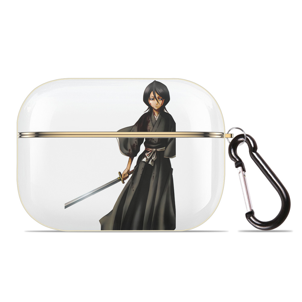 （画像用） ブリーチ 朽木ルキア BLEACH Kuchiki Rukia 【AirPods Pro用】ハードシェル保護ケース｜耐衝撃・防指紋・カラビナ付き商品仕様