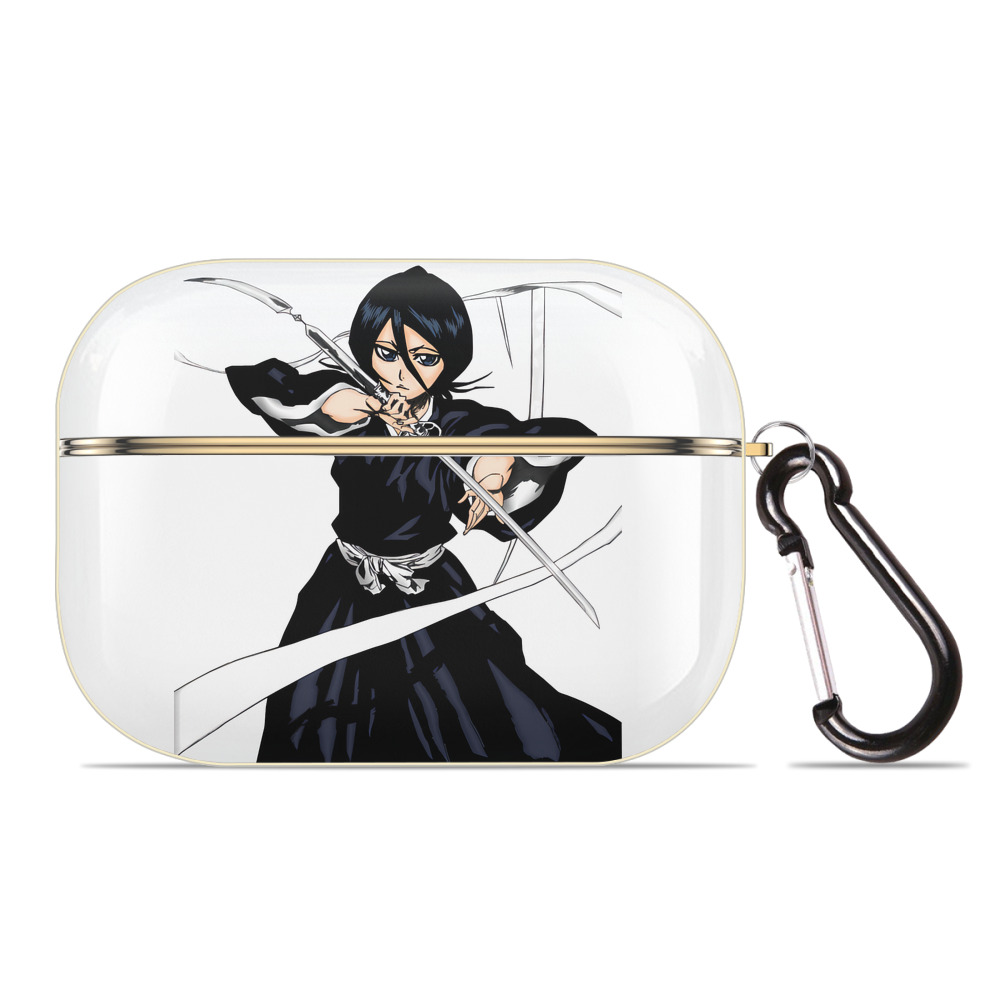（画像用） ブリーチ 朽木ルキア BLEACH Kuchiki Rukia 【AirPods Pro用】ハードシェル保護ケース｜耐衝撃・防指紋・カラビナ付き商品仕様