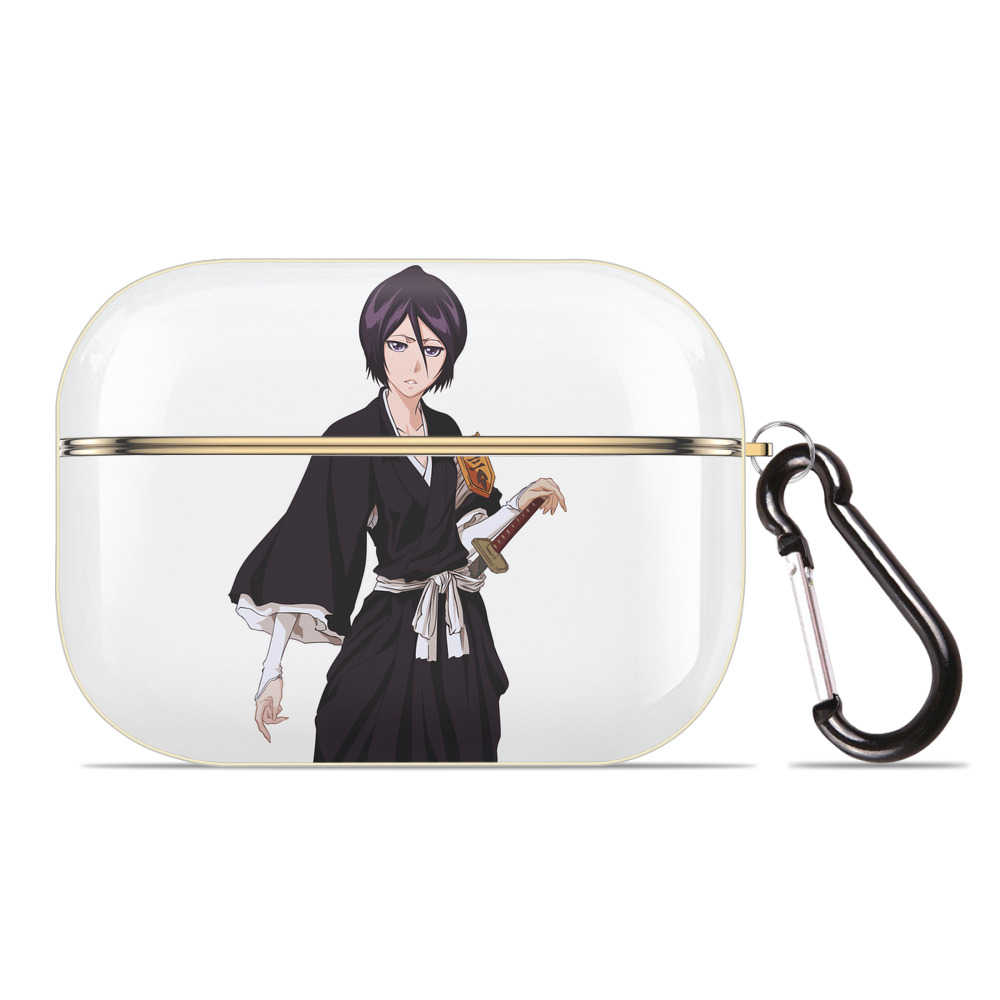 （画像用） ブリーチ 朽木ルキア BLEACH Kuchiki Rukia 【AirPods Pro用】ハードシェル保護ケース｜耐衝撃・防指紋・カラビナ付き商品仕様