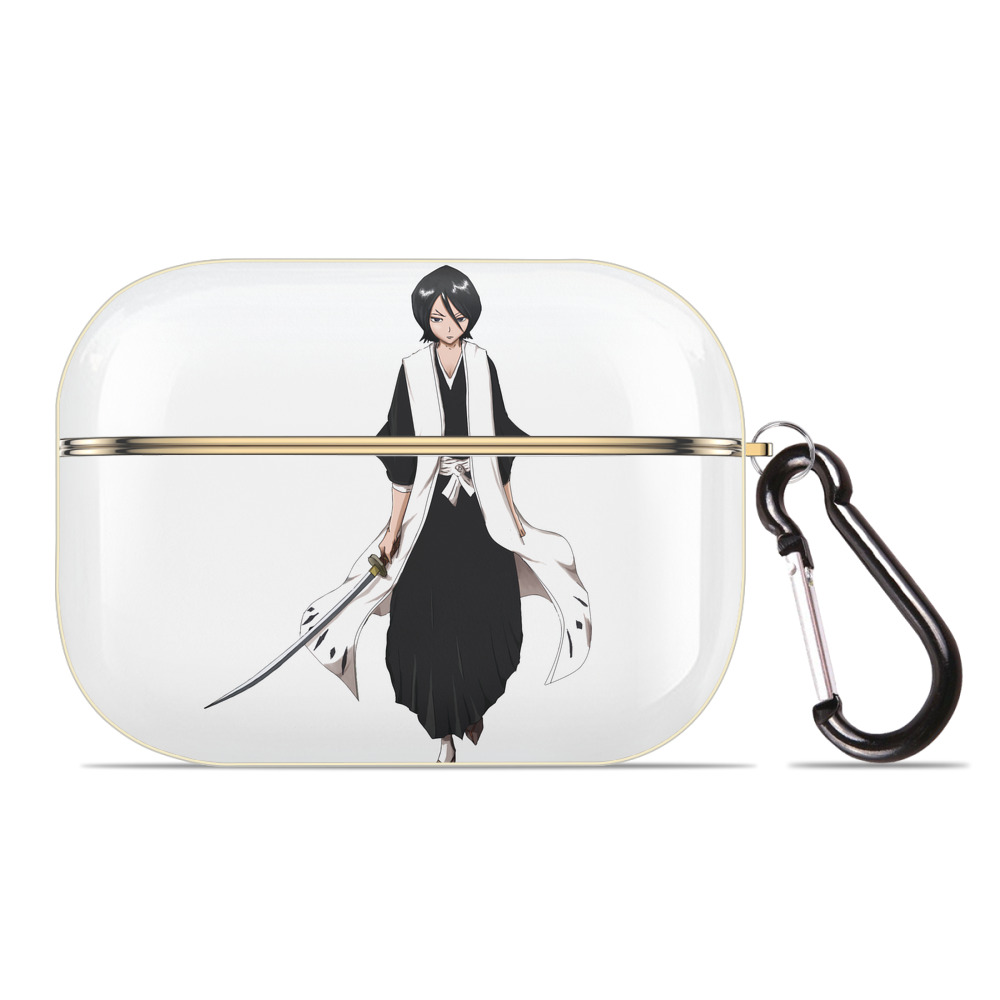 （画像用） ブリーチ 朽木ルキア BLEACH Kuchiki Rukia 【AirPods Pro用】ハードシェル保護ケース｜耐衝撃・防指紋・カラビナ付き商品仕様