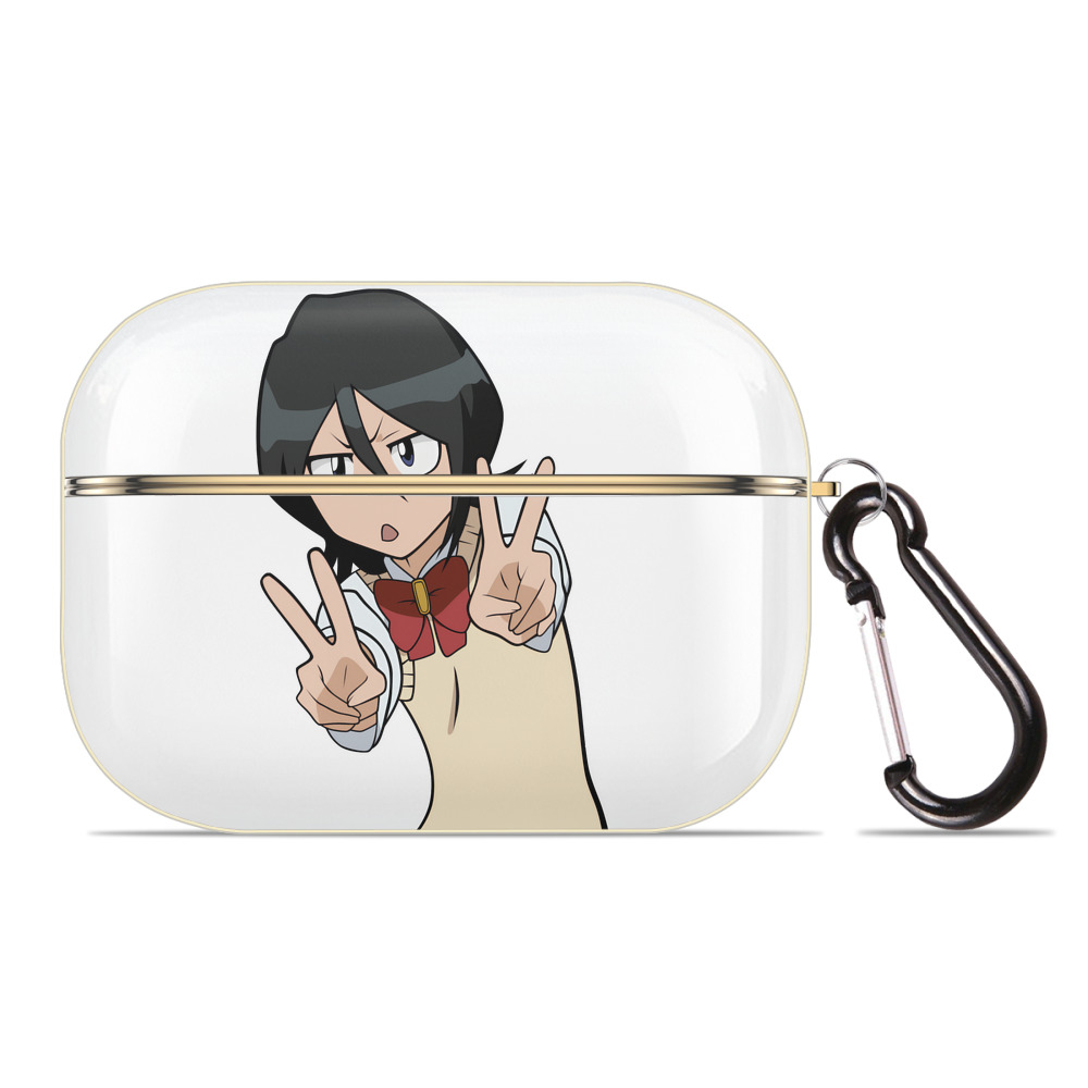 （画像用） ブリーチ 朽木ルキア BLEACH Kuchiki Rukia 【AirPods Pro用】ハードシェル保護ケース｜耐衝撃・防指紋・カラビナ付き商品仕様