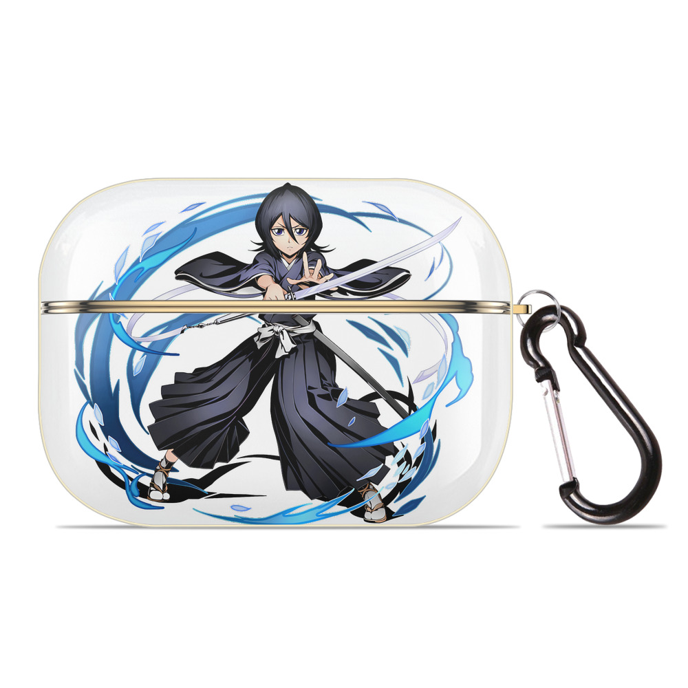 （画像用） ブリーチ 朽木ルキア BLEACH Kuchiki Rukia 【AirPods Pro用】ハードシェル保護ケース｜耐衝撃・防指紋・カラビナ付き商品仕様