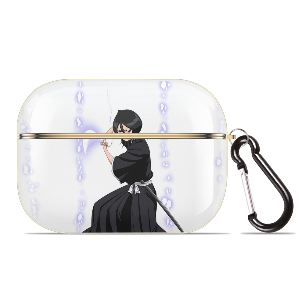 （画像用） ブリーチ 朽木ルキア BLEACH Kuchiki Rukia 【AirPods Pro用】ハードシェル保護ケース｜耐衝撃・防指紋・カラビナ付き商品仕様