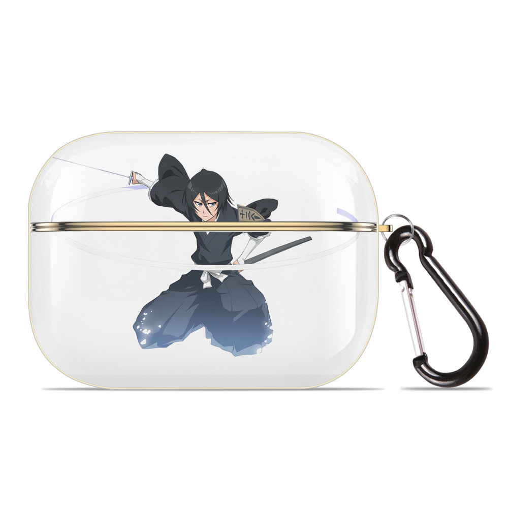 （画像用） ブリーチ 朽木ルキア BLEACH Kuchiki Rukia 【AirPods Pro用】ハードシェル保護ケース｜耐衝撃・防指紋・カラビナ付き商品仕様