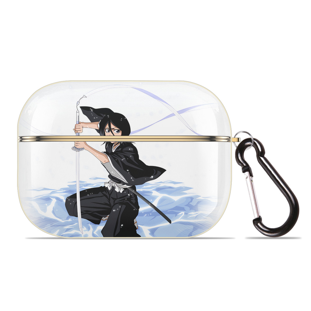 （画像用） ブリーチ 朽木ルキア BLEACH Kuchiki Rukia 【AirPods Pro用】ハードシェル保護ケース｜耐衝撃・防指紋・カラビナ付き商品仕様