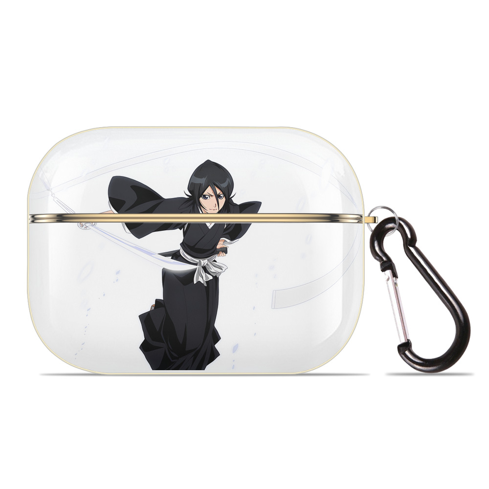 （画像用） ブリーチ 朽木ルキア BLEACH Kuchiki Rukia 【AirPods Pro用】ハードシェル保護ケース｜耐衝撃・防指紋・カラビナ付き商品仕様