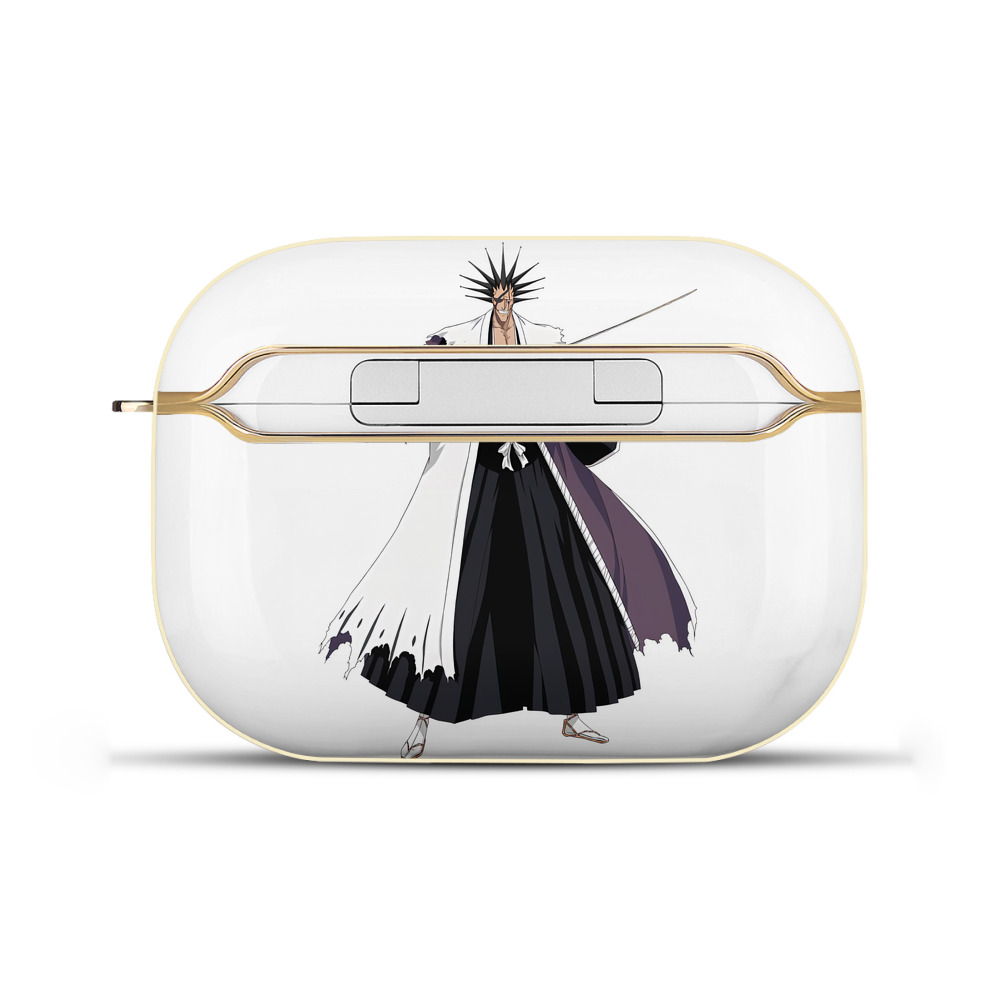 （画像用） ブリーチ ざらき けんぱち BLEACH Zaraki Kenpachi 【AirPods Pro用】ハードシェル保護ケース｜耐衝撃・防指紋・カラビナ付き商品仕様