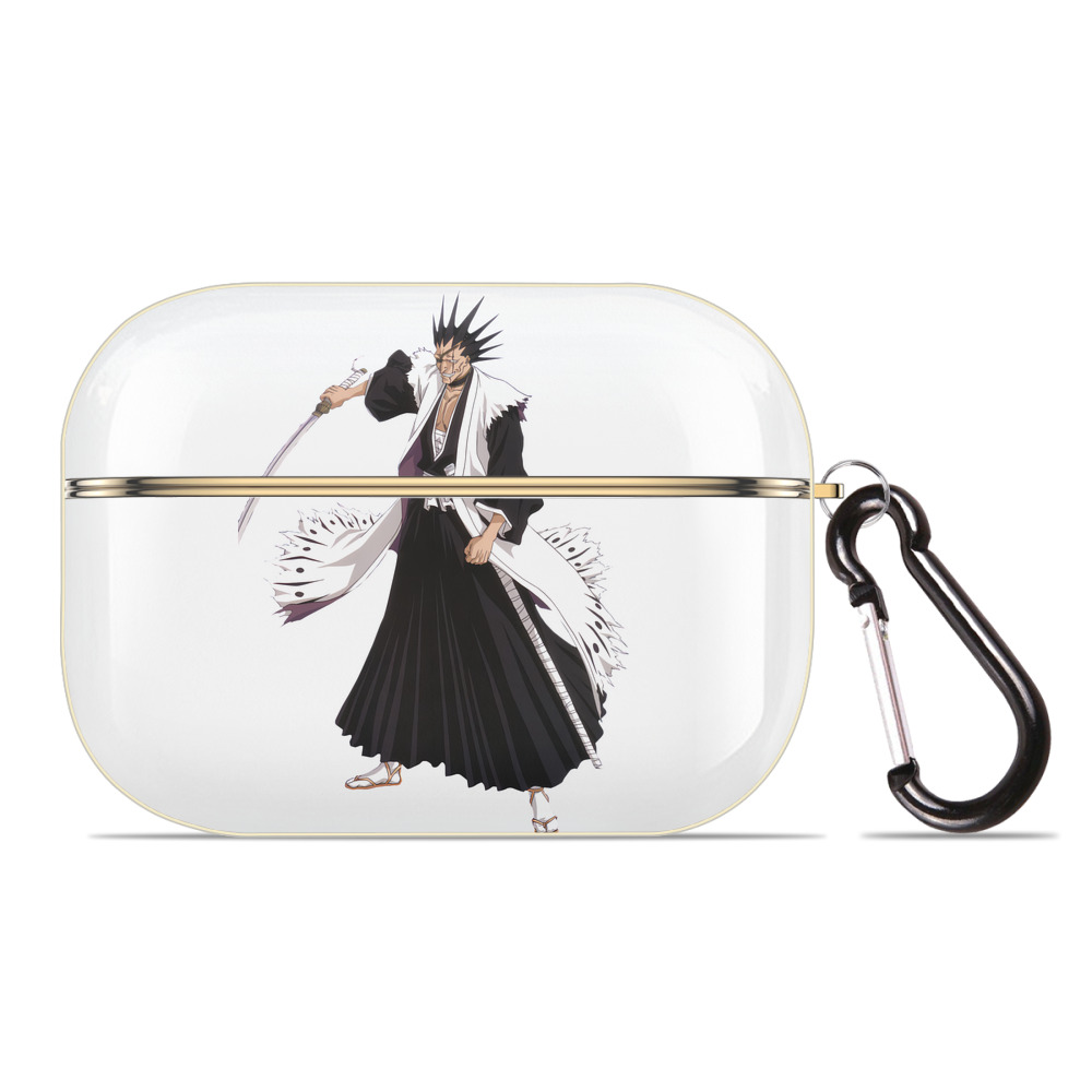 （画像用） ブリーチ ざらき けんぱち BLEACH Zaraki Kenpachi 【AirPods Pro用】ハードシェル保護ケース｜耐衝撃・防指紋・カラビナ付き商品仕様