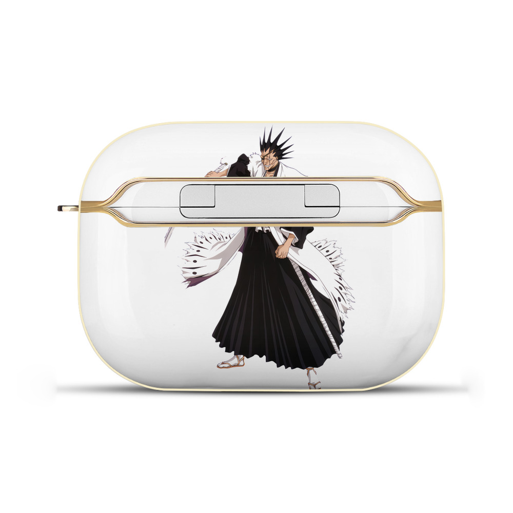 （画像用） ブリーチ ざらき けんぱち BLEACH Zaraki Kenpachi 【AirPods Pro用】ハードシェル保護ケース｜耐衝撃・防指紋・カラビナ付き商品仕様