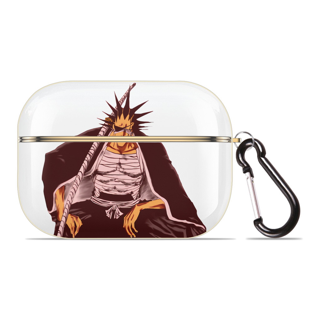 （画像用） ブリーチ ざらき けんぱち BLEACH Zaraki Kenpachi 【AirPods Pro用】ハードシェル保護ケース｜耐衝撃・防指紋・カラビナ付き商品仕様