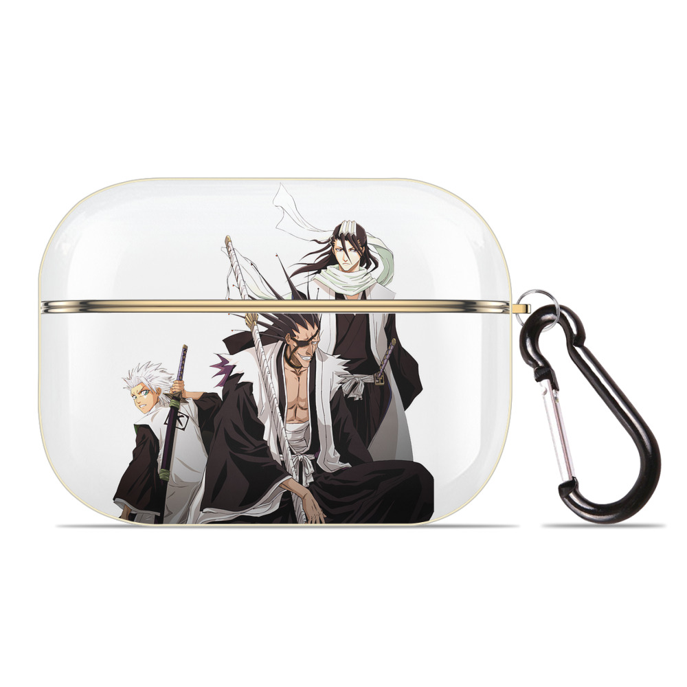 （画像用） ブリーチ ざらき けんぱち BLEACH Zaraki Kenpachi 【AirPods Pro用】ハードシェル保護ケース｜耐衝撃・防指紋・カラビナ付き商品仕様