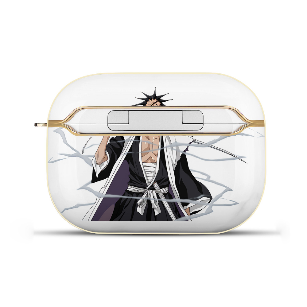 （画像用） ブリーチ ざらき けんぱち BLEACH Zaraki Kenpachi 【AirPods Pro用】ハードシェル保護ケース｜耐衝撃・防指紋・カラビナ付き商品仕様