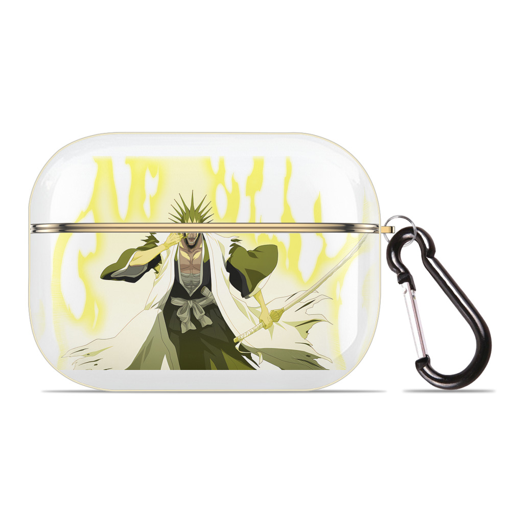 （画像用） ブリーチ ざらき けんぱち BLEACH Zaraki Kenpachi 【AirPods Pro用】ハードシェル保護ケース｜耐衝撃・防指紋・カラビナ付き商品仕様