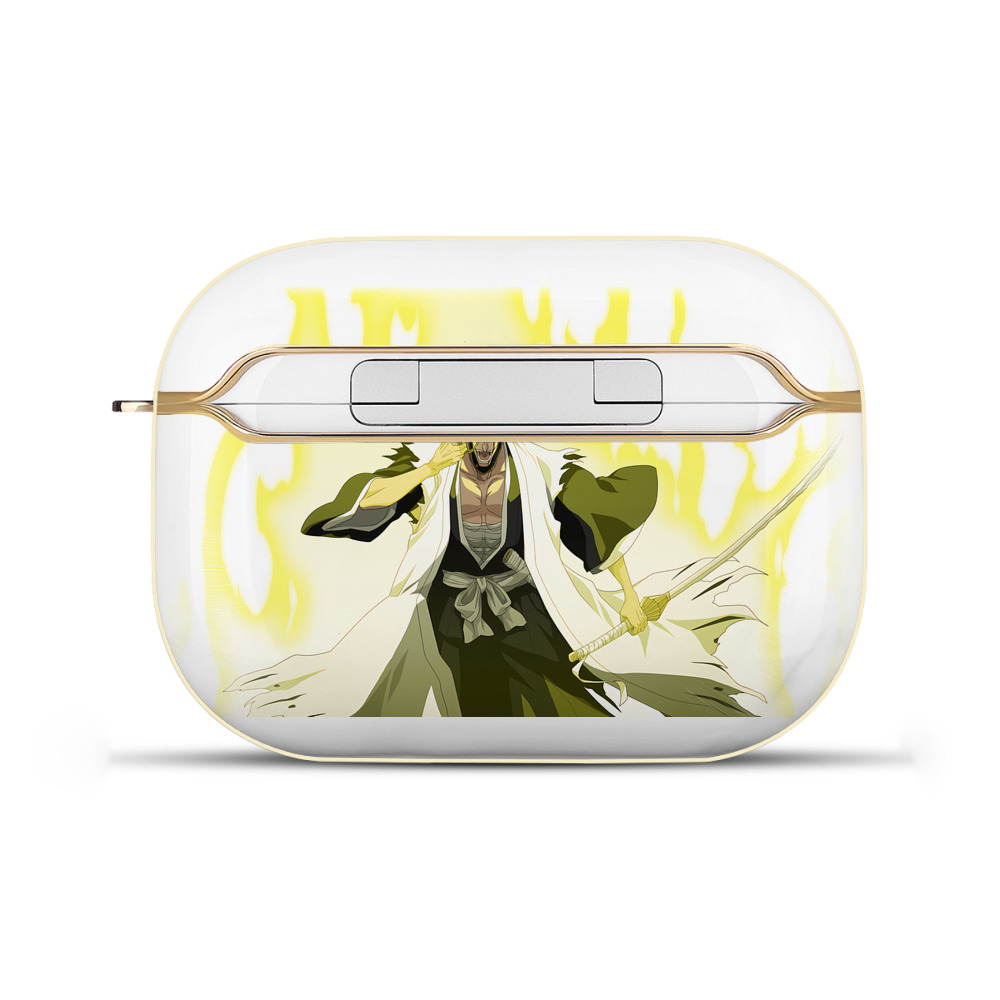 （画像用） ブリーチ ざらき けんぱち BLEACH Zaraki Kenpachi 【AirPods Pro用】ハードシェル保護ケース｜耐衝撃・防指紋・カラビナ付き商品仕様
