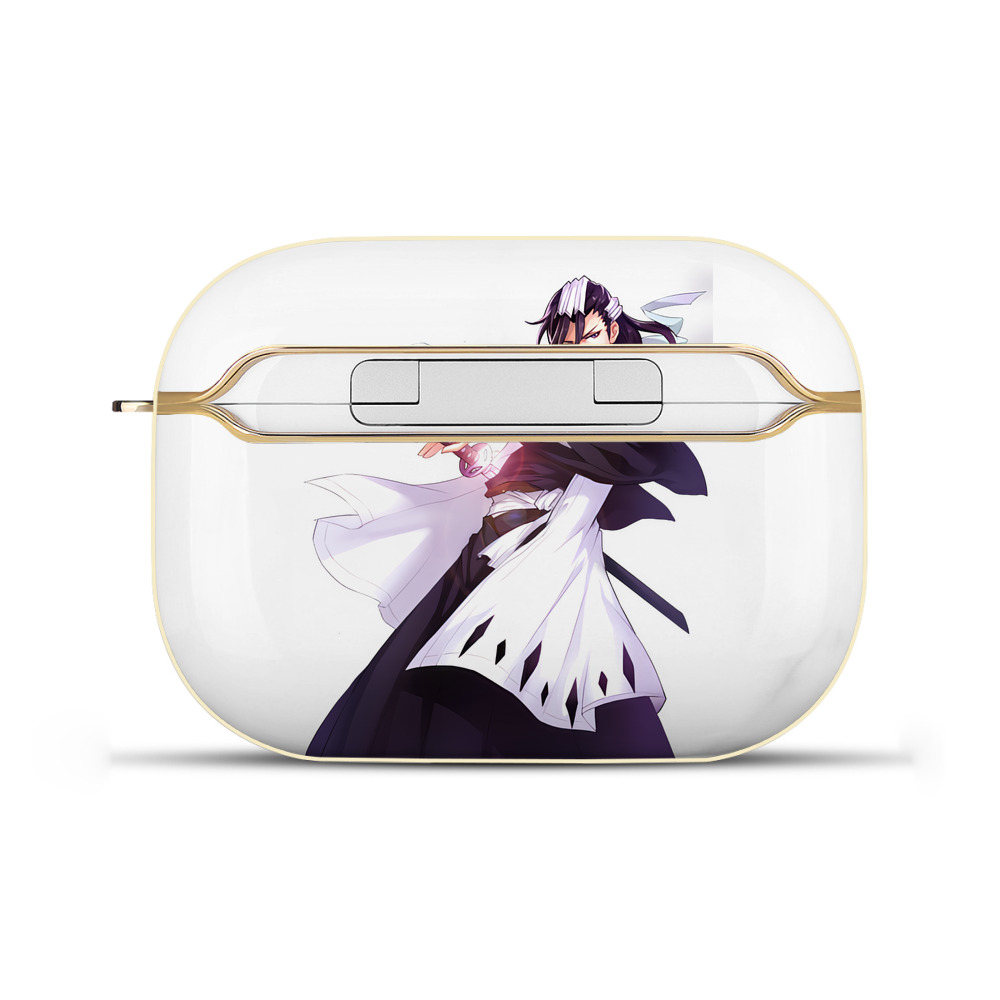 （画像用） ブリーチ くちき びゃくや BLEACH Kuchiki Byakuya 【AirPods Pro用】ハードシェル保護ケース｜耐衝撃・防指紋・カラビナ付き商品仕様