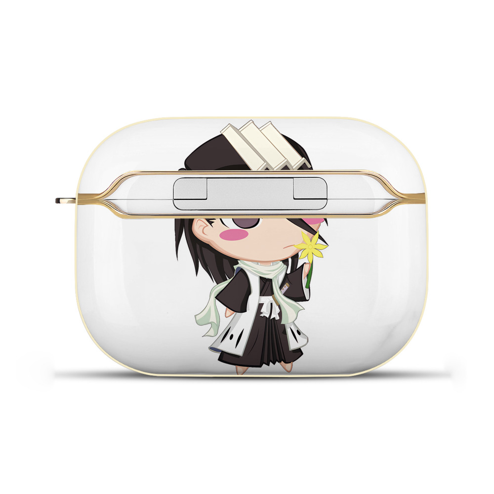 （画像用） ブリーチ くちき びゃくや BLEACH Kuchiki Byakuya 【AirPods Pro用】ハードシェル保護ケース｜耐衝撃・防指紋・カラビナ付き商品仕様