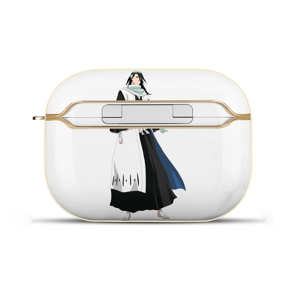（画像用） ブリーチ くちき びゃくや BLEACH Kuchiki Byakuya 【AirPods Pro用】ハードシェル保護ケース｜耐衝撃・防指紋・カラビナ付き商品仕様