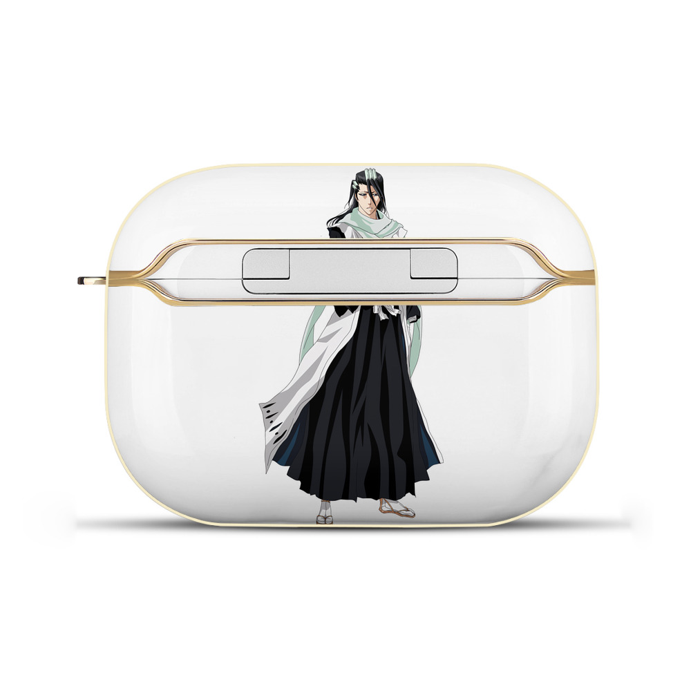 （画像用） ブリーチ くちき びゃくや BLEACH Kuchiki Byakuya 【AirPods Pro用】ハードシェル保護ケース｜耐衝撃・防指紋・カラビナ付き商品仕様