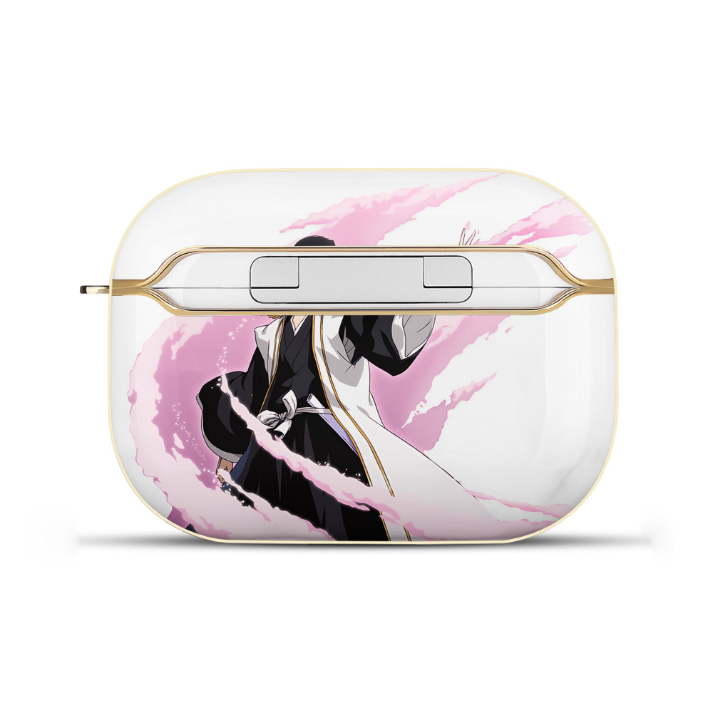 （画像用） ブリーチ くちき びゃくや BLEACH Kuchiki Byakuya 【AirPods Pro用】ハードシェル保護ケース｜耐衝撃・防指紋・カラビナ付き商品仕様