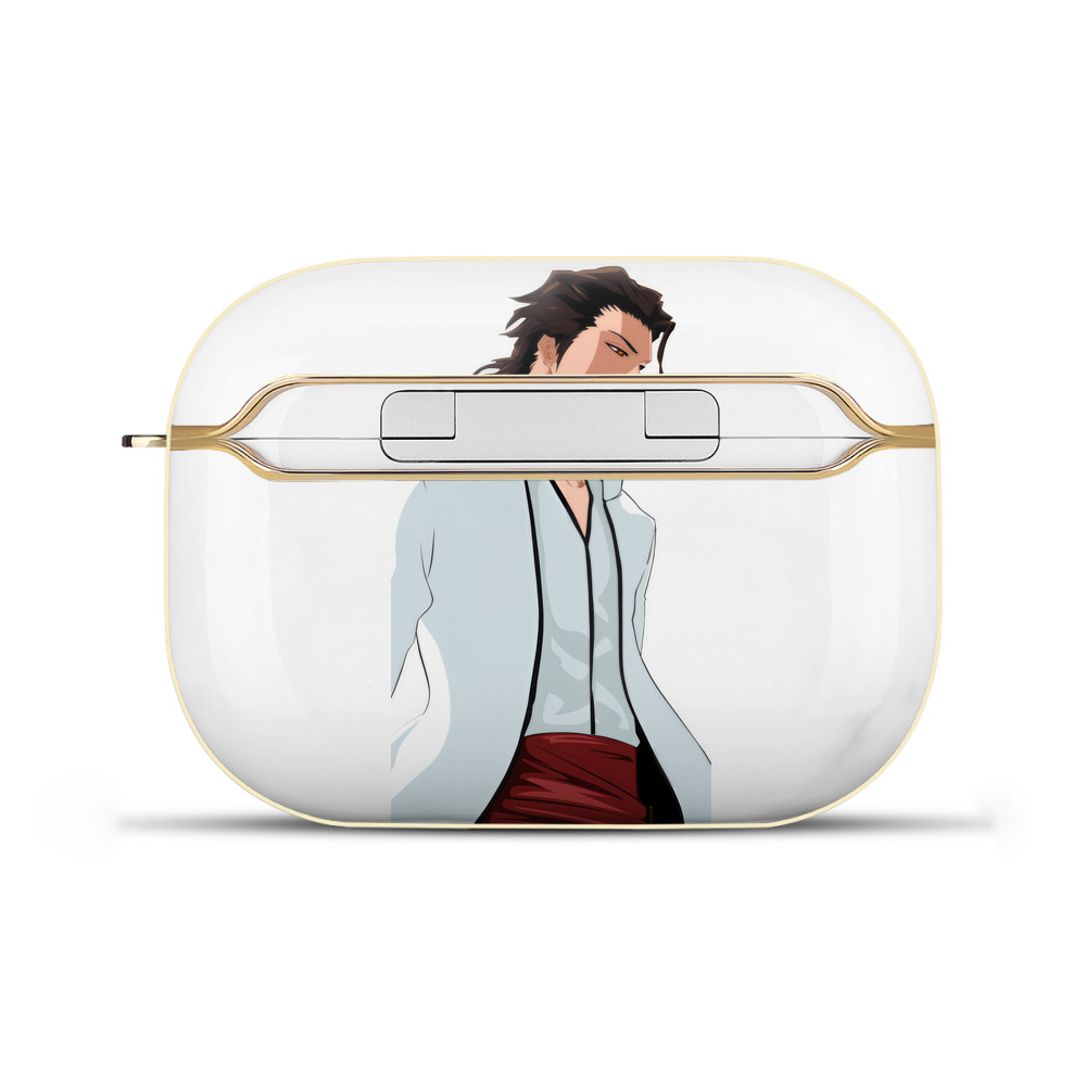 （画像用） ブリーチ 藍染 惣右介（あいぜん そうすけ） BLEACH Aizen Sousuke 【AirPods Pro用】ハードシェル保護ケース｜耐衝撃・防指紋・カラビナ付き商品仕様