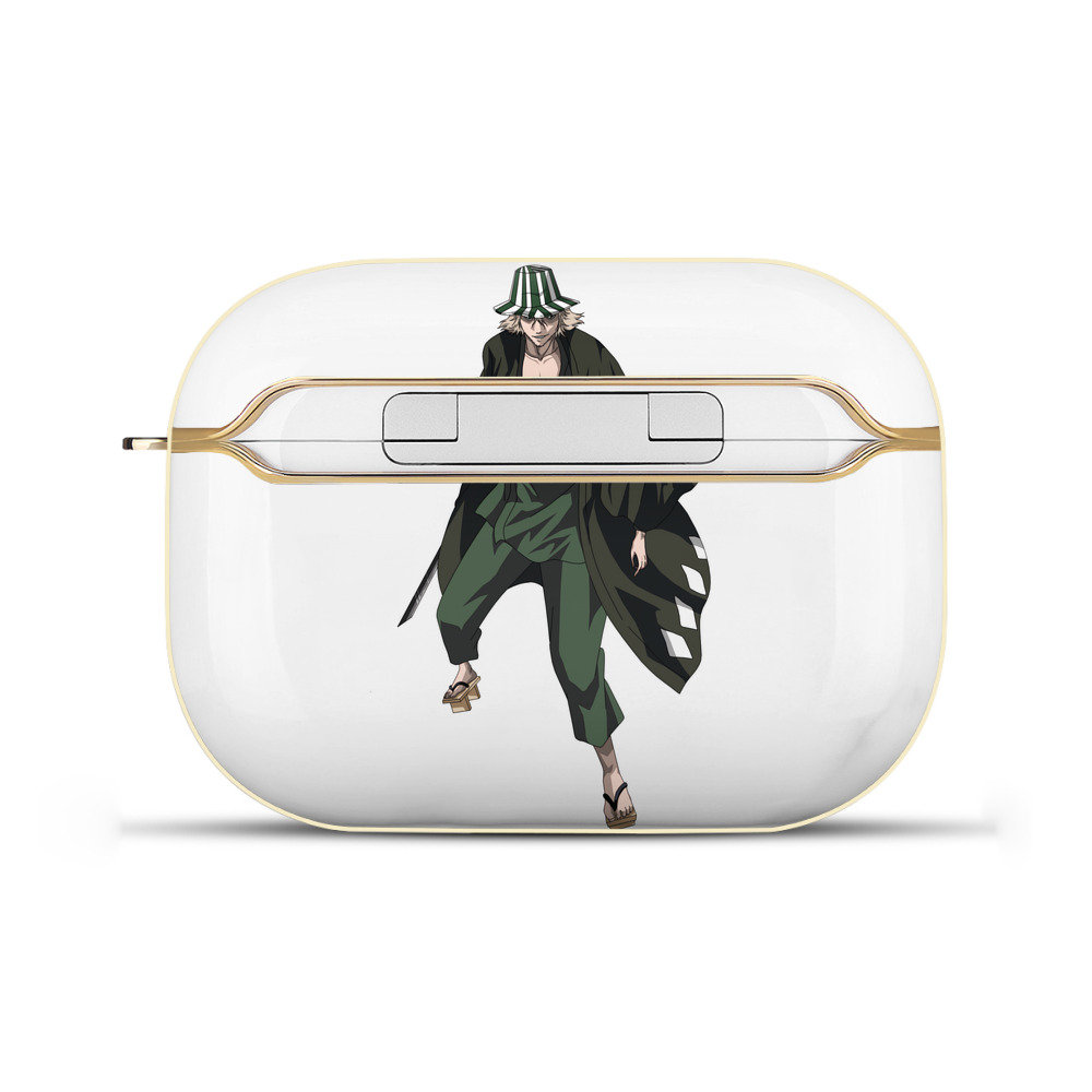 （画像用） "ブリーチ 浦原 喜助（うらはら きすけ） BLEACH Urahara Kisuke " 【AirPods Pro用】ハードシェル保護ケース｜耐衝撃・防指紋・カラビナ付き商品仕様