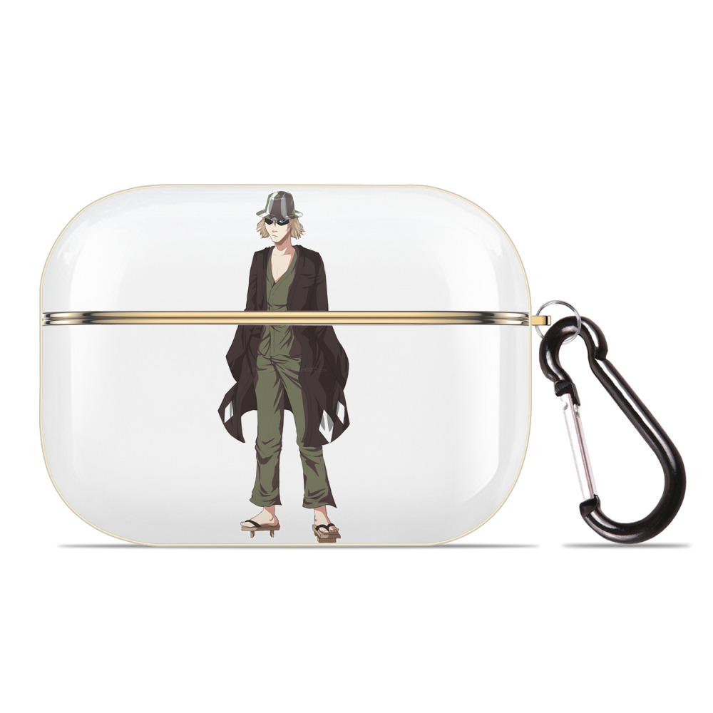 （画像用） "ブリーチ 浦原 喜助（うらはら きすけ） BLEACH Urahara Kisuke " 【AirPods Pro用】ハードシェル保護ケース｜耐衝撃・防指紋・カラビナ付き商品仕様