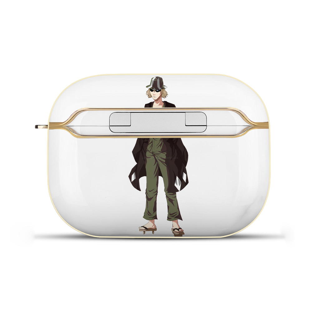 （画像用） "ブリーチ 浦原 喜助（うらはら きすけ） BLEACH Urahara Kisuke " 【AirPods Pro用】ハードシェル保護ケース｜耐衝撃・防指紋・カラビナ付き商品仕様