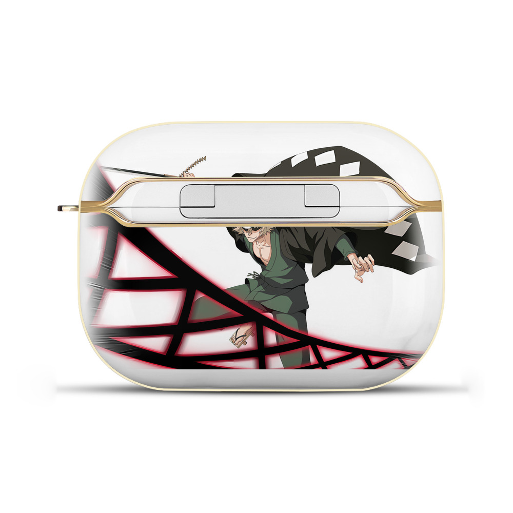 （画像用） "ブリーチ 浦原 喜助（うらはら きすけ） BLEACH Urahara Kisuke " 【AirPods Pro用】ハードシェル保護ケース｜耐衝撃・防指紋・カラビナ付き商品仕様