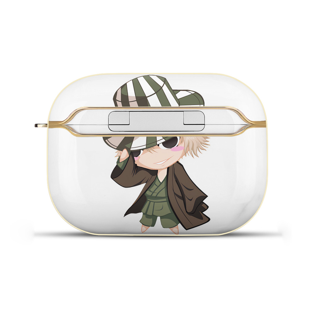（画像用） "ブリーチ 浦原 喜助（うらはら きすけ） BLEACH Urahara Kisuke " 【AirPods Pro用】ハードシェル保護ケース｜耐衝撃・防指紋・カラビナ付き商品仕様