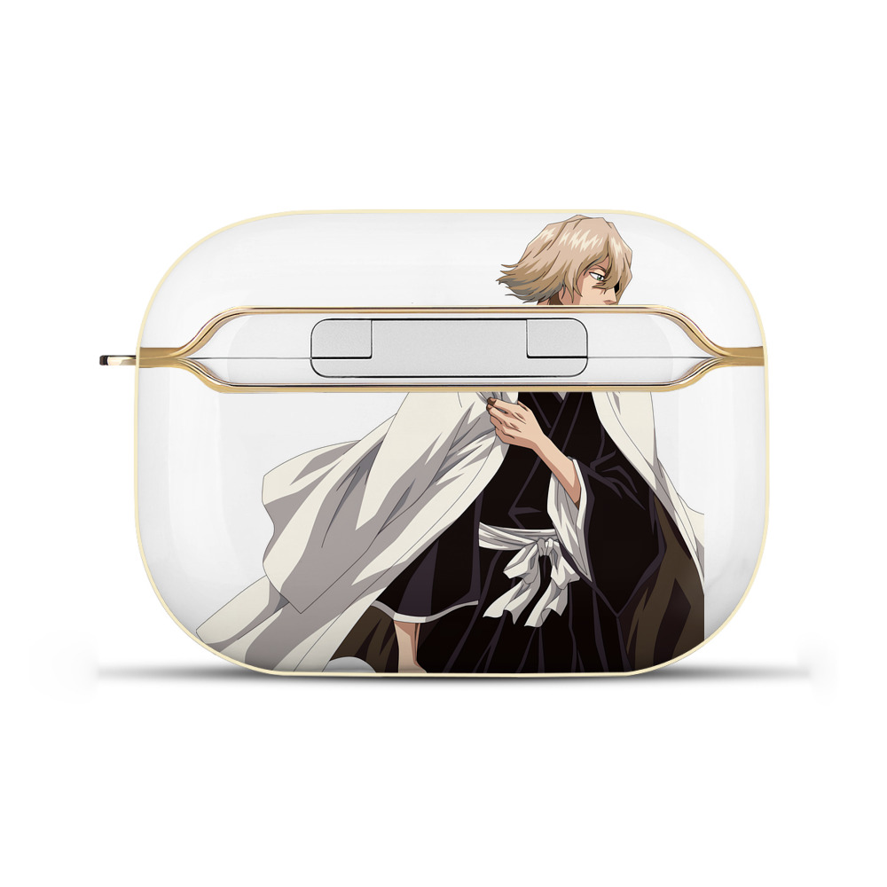 （画像用） "ブリーチ 浦原 喜助（うらはら きすけ） BLEACH Urahara Kisuke " 【AirPods Pro用】ハードシェル保護ケース｜耐衝撃・防指紋・カラビナ付き商品仕様