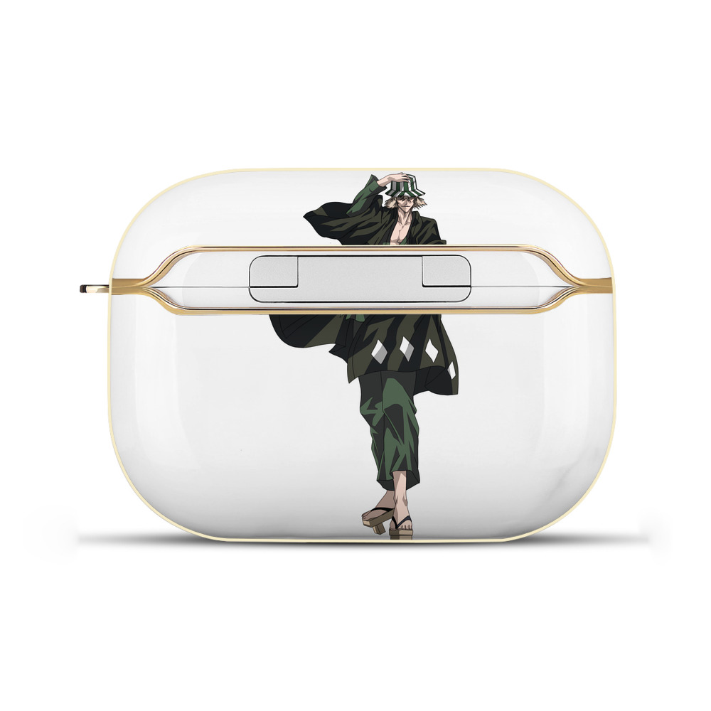 （画像用） "ブリーチ 浦原 喜助（うらはら きすけ） BLEACH Urahara Kisuke " 【AirPods Pro用】ハードシェル保護ケース｜耐衝撃・防指紋・カラビナ付き商品仕様