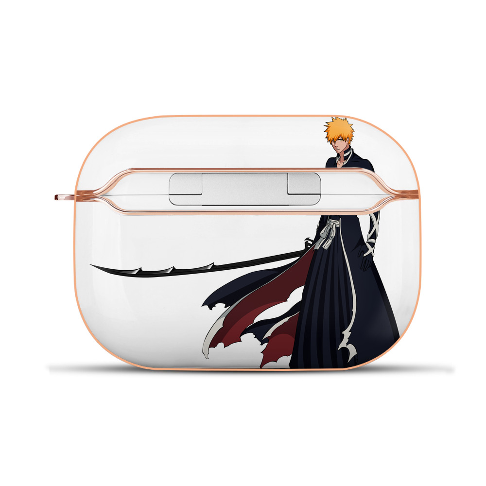 ブリーチ 黒崎一護（くろさき いちご）BLEACH Kurosaki Ichigo 【AirPods Pro用】ハードシェル保護ケース｜耐衝撃・防指紋・カラビナ付き商品仕様