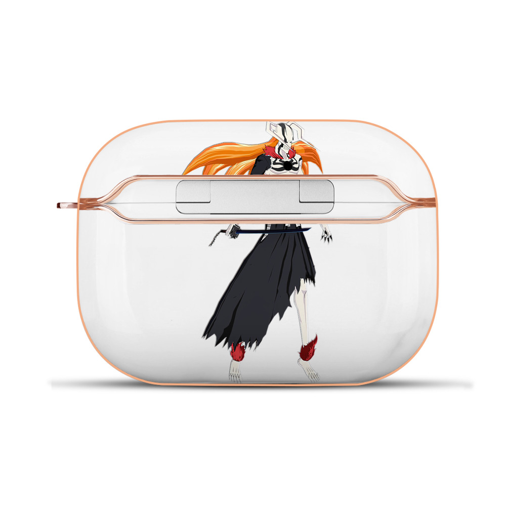 （画像用） ブリーチ 黒崎一護（くろさき いちご）BLEACH Kurosaki Ichigo 【AirPods Pro用】ハードシェル保護ケース｜耐衝撃・防指紋・カラビナ付き商品仕様