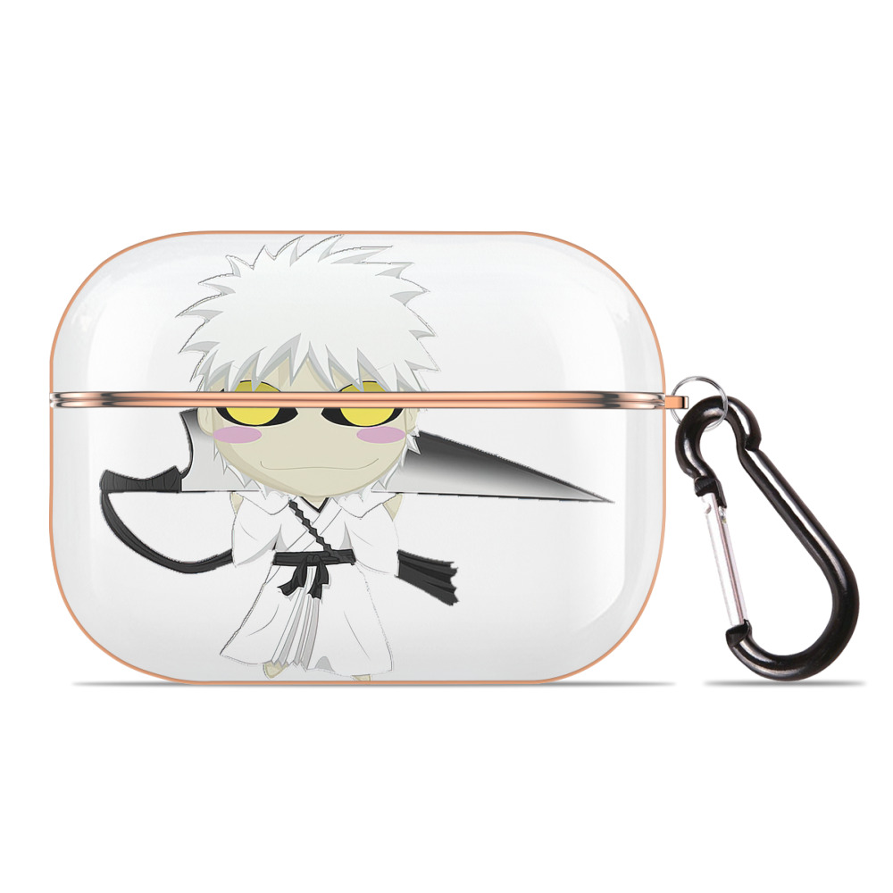 ブリーチ 黒崎一護（くろさき いちご）BLEACH Kurosaki Ichigo 【AirPods Pro用】ハードシェル保護ケース｜耐衝撃・防指紋・カラビナ付き商品仕様