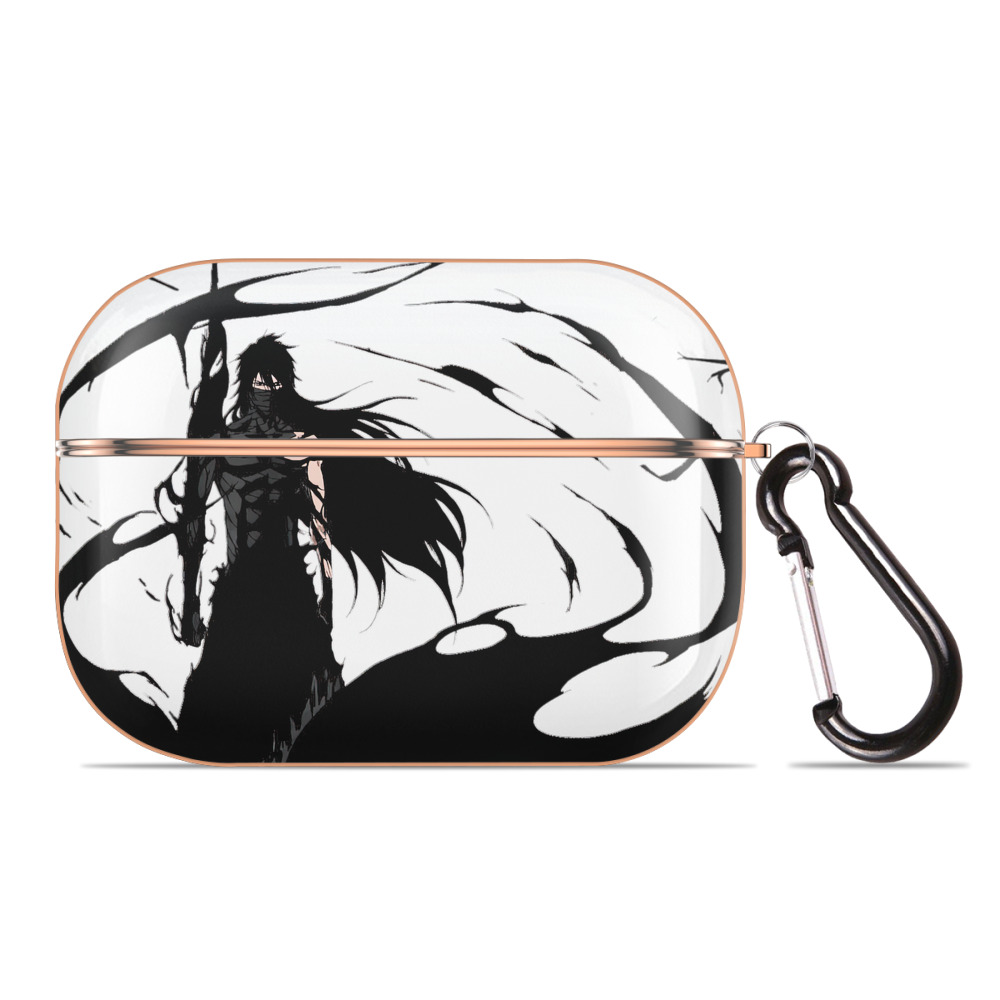 ブリーチ 黒崎一護（くろさき いちご）BLEACH Kurosaki Ichigo 【AirPods Pro用】ハードシェル保護ケース｜耐衝撃・防指紋・カラビナ付き商品仕様