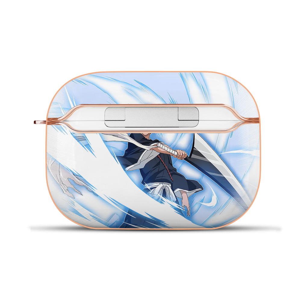 ブリーチ 黒崎一護（くろさき いちご）BLEACH Kurosaki Ichigo 【AirPods Pro用】ハードシェル保護ケース｜耐衝撃・防指紋・カラビナ付き商品仕様