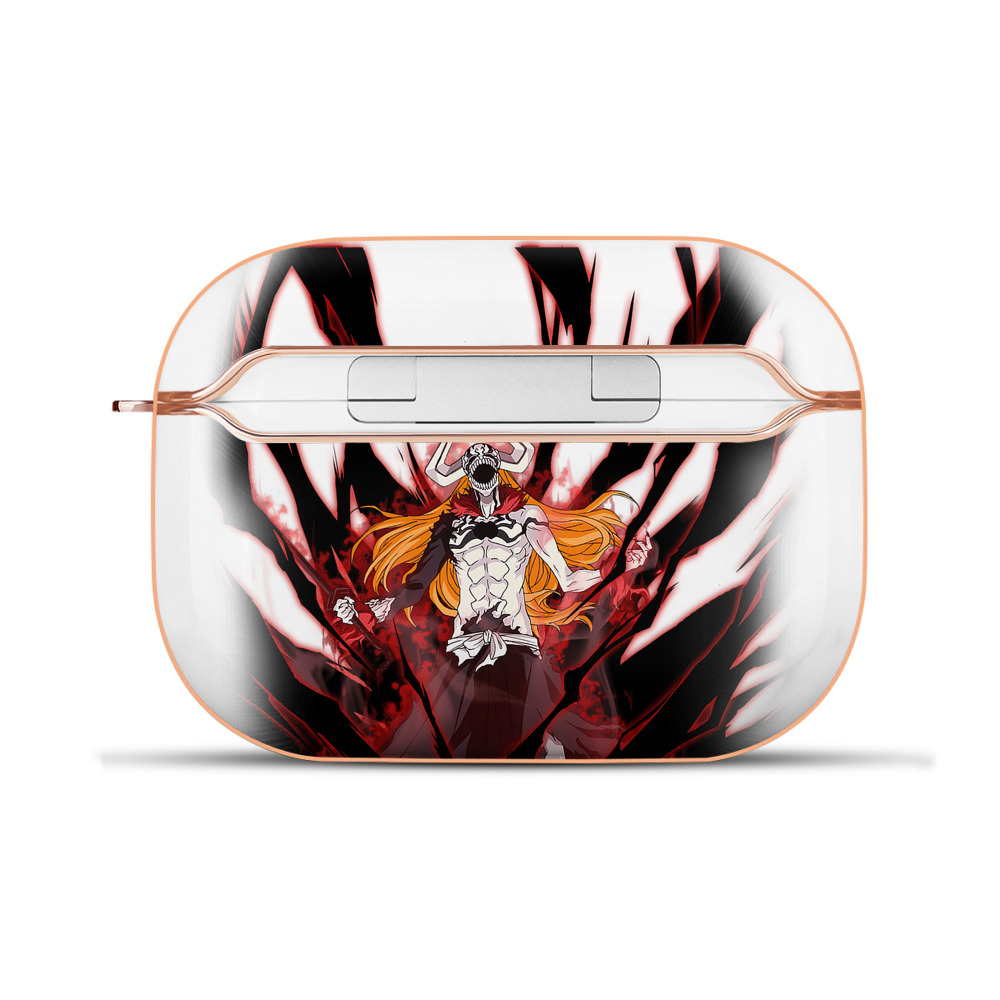 （画像用） ブリーチ 黒崎一護（くろさき いちご）BLEACH Kurosaki Ichigo 【AirPods Pro用】ハードシェル保護ケース｜耐衝撃・防指紋・カラビナ付き商品仕様