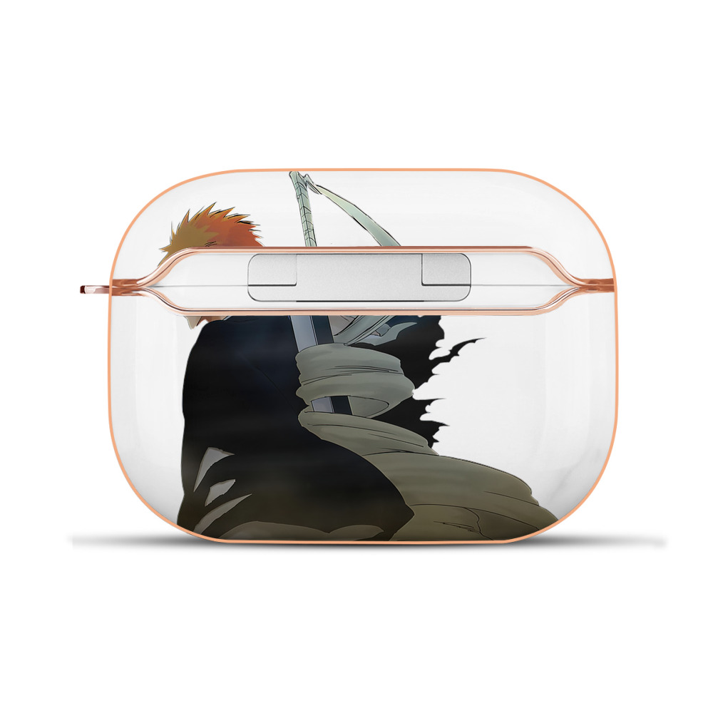 ブリーチ 黒崎一護（くろさき いちご）BLEACH Kurosaki Ichigo 【AirPods Pro用】ハードシェル保護ケース｜耐衝撃・防指紋・カラビナ付き商品仕様