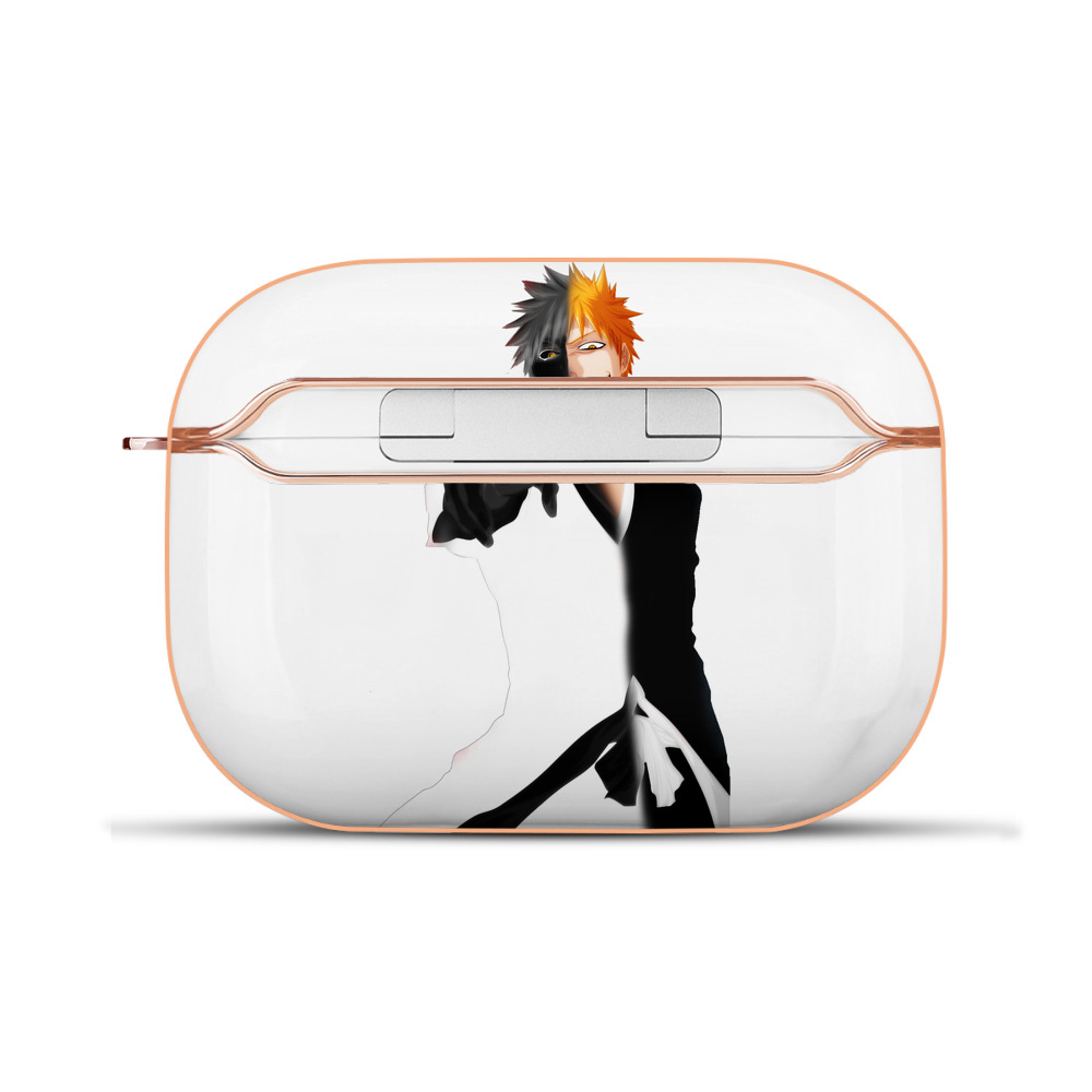 ブリーチ 黒崎一護（くろさき いちご）BLEACH Kurosaki Ichigo 【AirPods Pro用】ハードシェル保護ケース｜耐衝撃・防指紋・カラビナ付き商品仕様