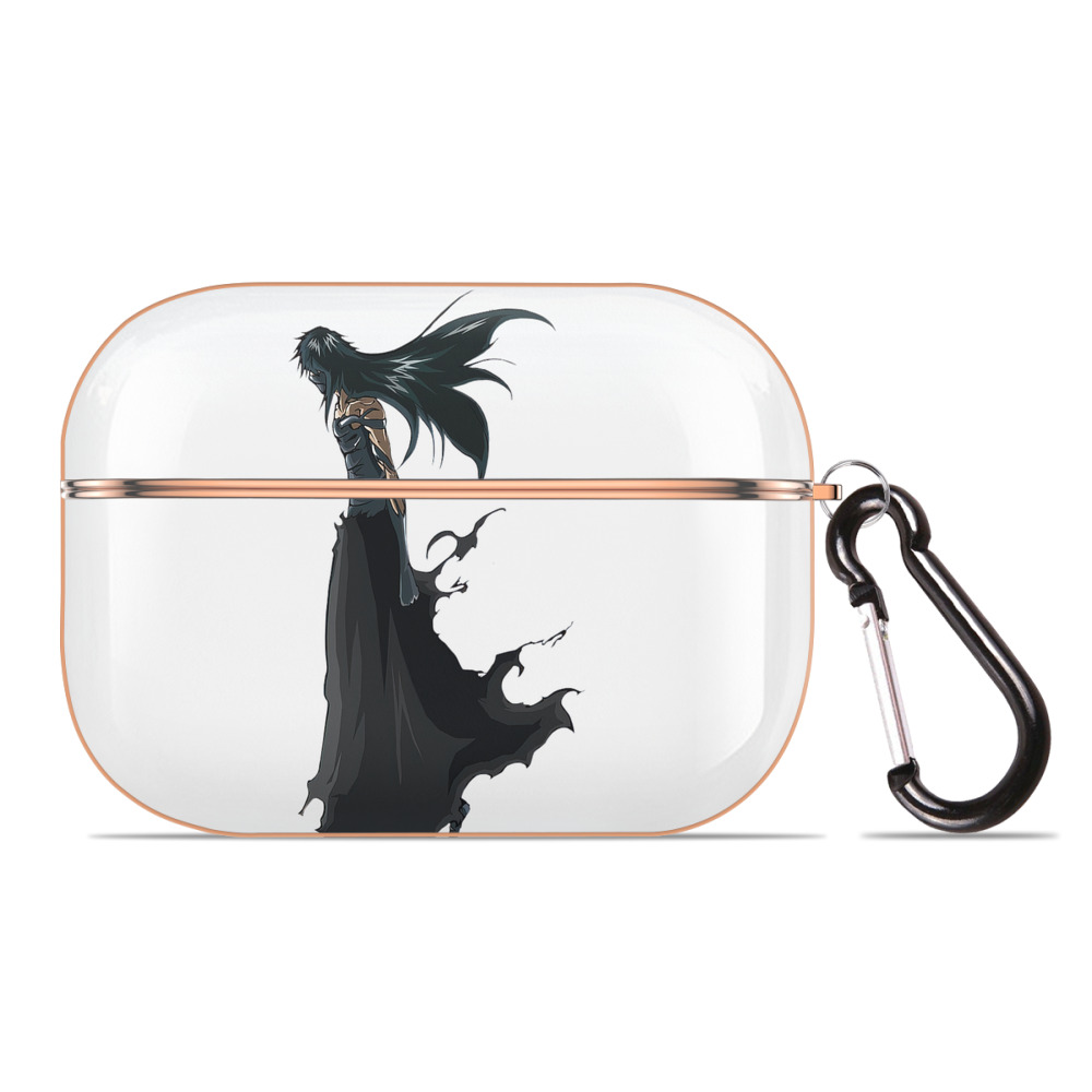 （画像用） ブリーチ 黒崎一護（くろさき いちご）BLEACH Kurosaki Ichigo 【AirPods Pro用】ハードシェル保護ケース｜耐衝撃・防指紋・カラビナ付き商品仕様