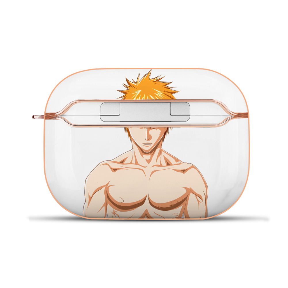ブリーチ 黒崎一護（くろさき いちご）BLEACH Kurosaki Ichigo 【AirPods Pro用】ハードシェル保護ケース｜耐衝撃・防指紋・カラビナ付き商品仕様