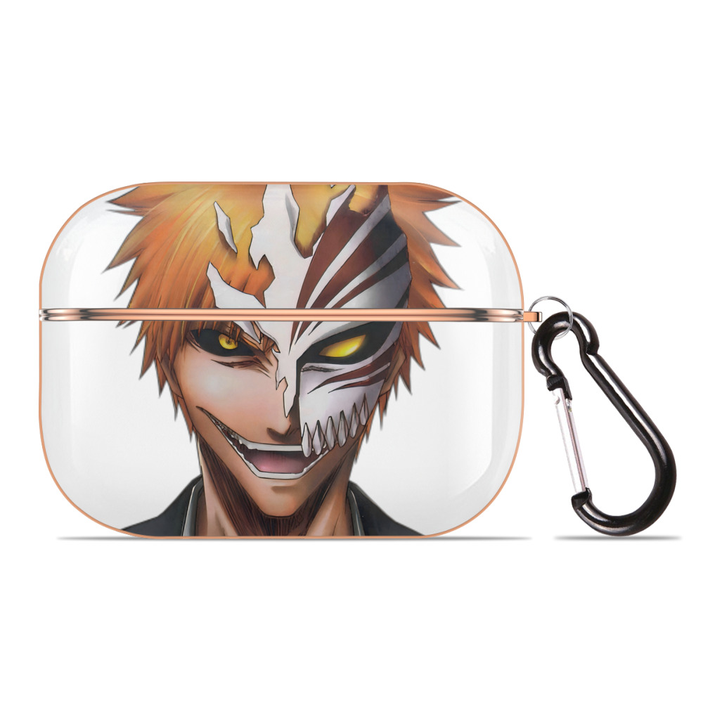 ブリーチ 黒崎一護（くろさき いちご）BLEACH Kurosaki Ichigo 【AirPods Pro用】ハードシェル保護ケース｜耐衝撃・防指紋・カラビナ付き商品仕様