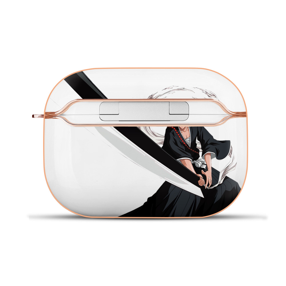 ブリーチ 黒崎一護（くろさき いちご）BLEACH Kurosaki Ichigo 【AirPods Pro用】ハードシェル保護ケース｜耐衝撃・防指紋・カラビナ付き商品仕様