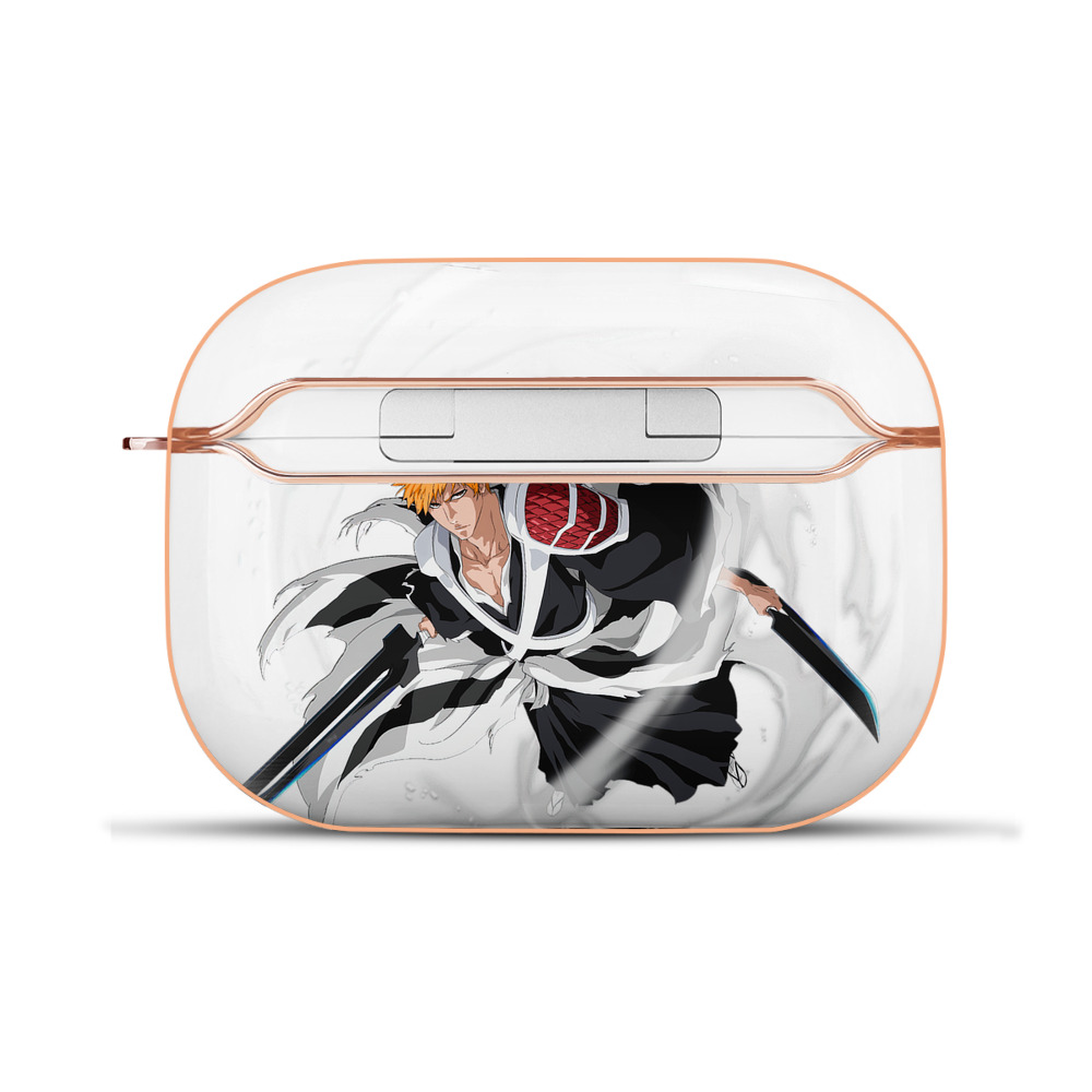 ブリーチ 黒崎一護（くろさき いちご）BLEACH Kurosaki Ichigo 【AirPods Pro用】ハードシェル保護ケース｜耐衝撃・防指紋・カラビナ付き商品仕様