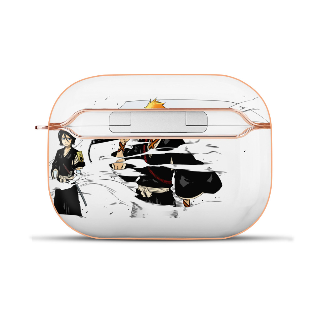 ブリーチ 黒崎一護（くろさき いちご）BLEACH Kurosaki Ichigo 【AirPods Pro用】ハードシェル保護ケース｜耐衝撃・防指紋・カラビナ付き商品仕様