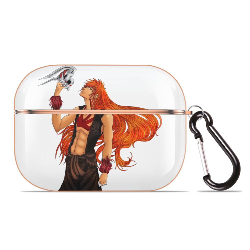 （画像用） ブリーチ 黒崎一護（くろさき いちご）BLEACH Kurosaki Ichigo 【AirPods Pro用】ハードシェル保護ケース｜耐衝撃・防指紋・カラビナ付き商品仕様