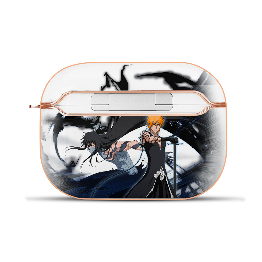 （画像用） ブリーチ 黒崎一護（くろさき いちご）BLEACH Kurosaki Ichigo 【AirPods Pro用】ハードシェル保護ケース｜耐衝撃・防指紋・カラビナ付き商品仕様