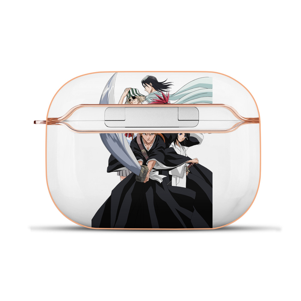 ブリーチ 黒崎一護（くろさき いちご）BLEACH Kurosaki Ichigo 【AirPods Pro用】ハードシェル保護ケース｜耐衝撃・防指紋・カラビナ付き商品仕様